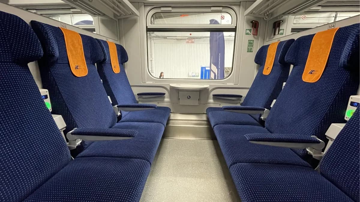 Jak rozłożyć fotel w Intercity, aby podróż była komfortowa i łatwa